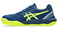 Asics Gel-Resolution 9 Junior (Mako Blue/Safety Yellow)