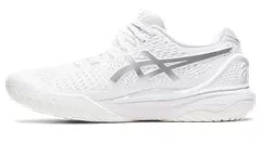 Asics Women's Gel-Resolution 9 (White/Silver)