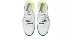 Asics Men's Gel-Resolution 9 WIDE (White/Restful Teal)