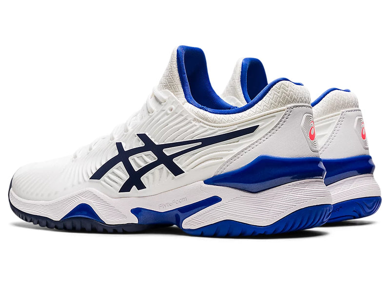 Asics Women's Court FF 2 (White/Lapis Lazuli)