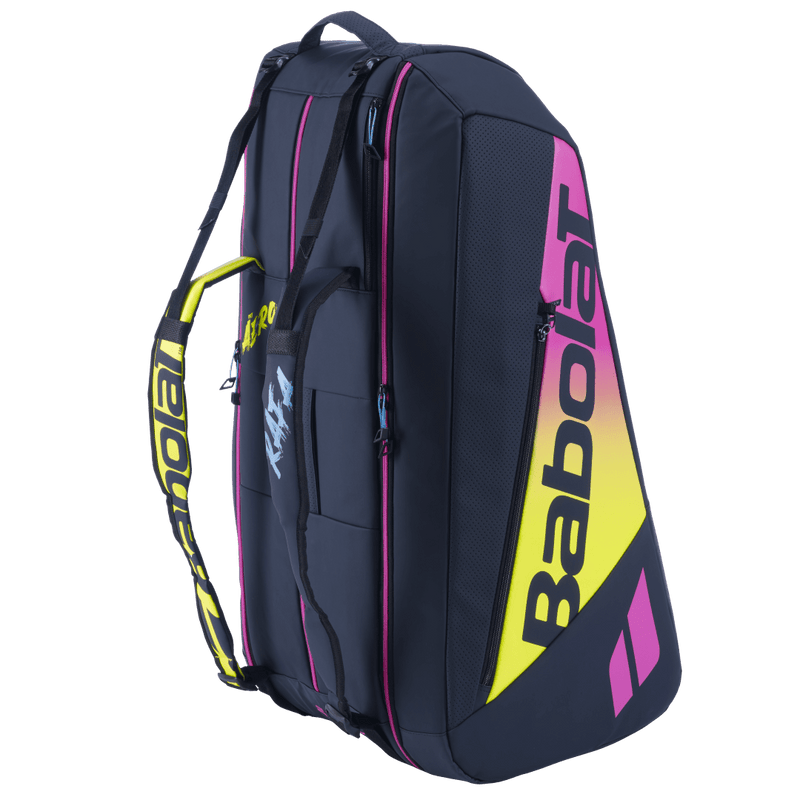 Babolat Pure Aero Rafa Origin 12-Pack Bag (Blue/Yellow/Pink)